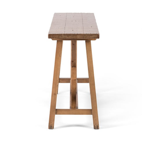 Trellis Console Table-Waxed Pine