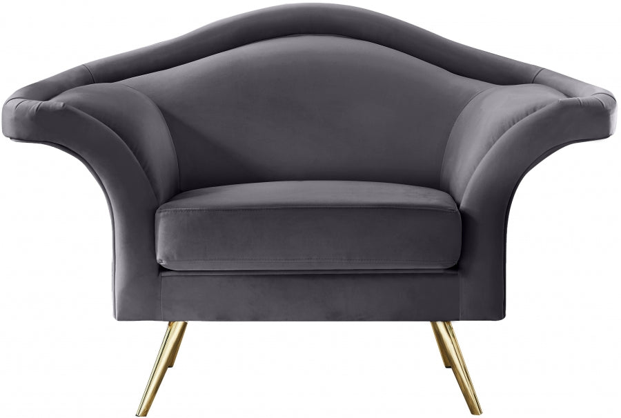 Fauteuil d'appoint rembourré en chenille Vivi 