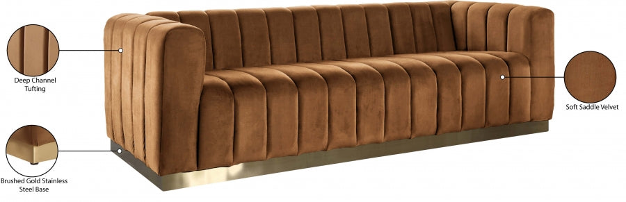 Marlon Velvet Sofa