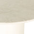 Belle Round Dining Table-Cream Marble