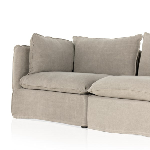 Andre Slipcover 3-piece Sofa Sectional