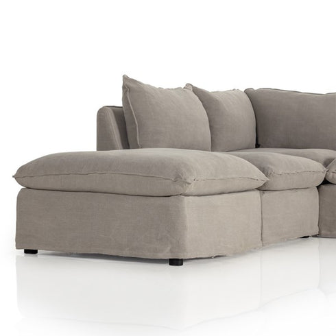Andre Slipcover 4-piece Sofa Sectional