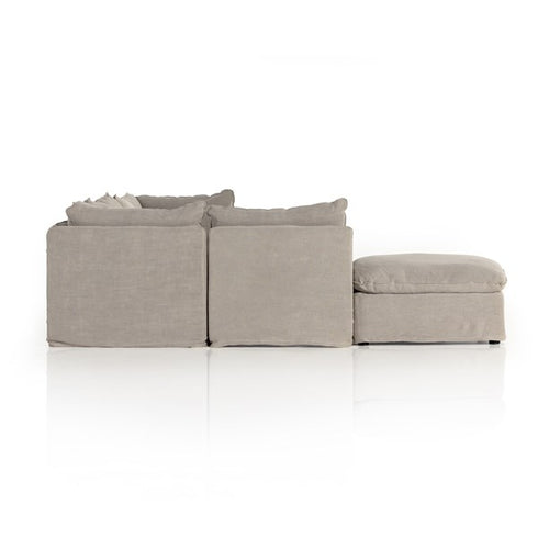 Andre Slipcover 4-piece Sofa Sectional