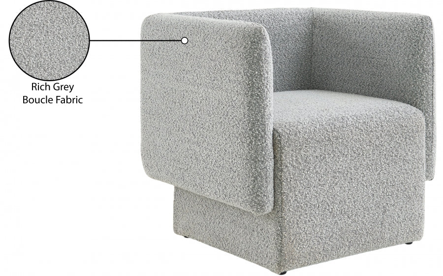 Vera Boucle Fabric Upholstered Accent Chair