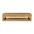 Parsons Coffee Table With Floating Top-Carame