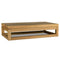 Parsons Coffee Table With Floating Top-Carame
