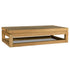 Parsons Coffee Table With Floating Top-Carame