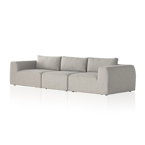 Brylee 3-Piece Sectional - Torrance Silver