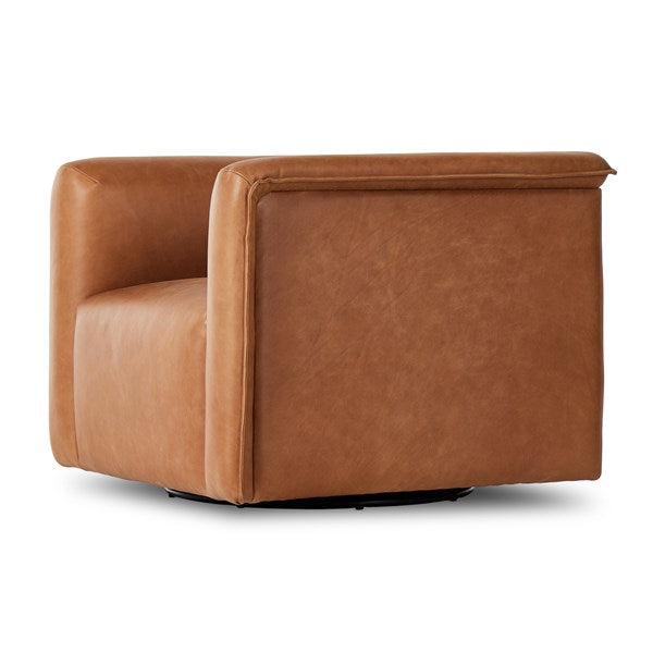 Shaw Leather Swivel Chair