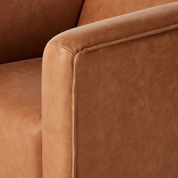 Shaw Leather Swivel Chair