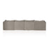 Andre Slipcover 4-piece Sofa Sectional
