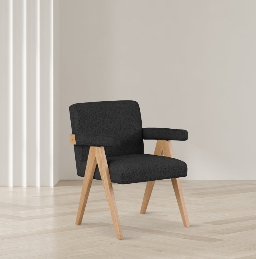 Fauteuil d'appoint rembourré en chenille Vivi 
