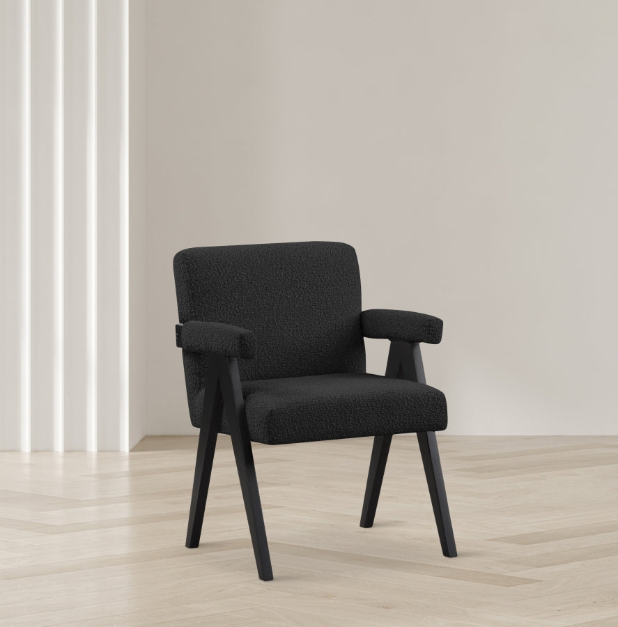 Fauteuil d'appoint rembourré en chenille Vivi 