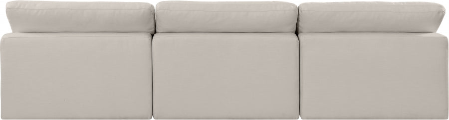 Comfy Linen Textured Fabric Sofa