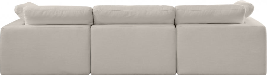 Comfy Linen Textured Fabric Sofa