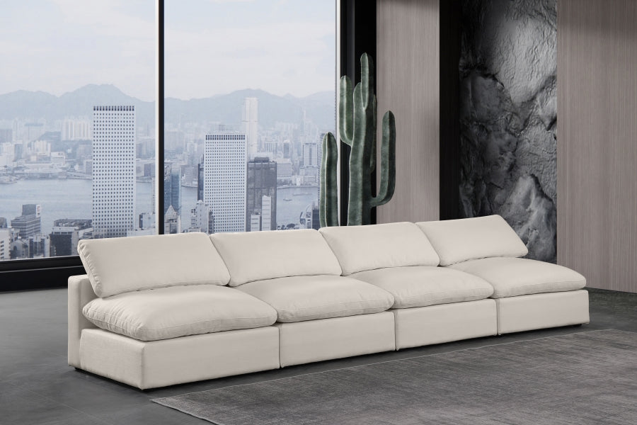 Comfy Linen Textured Fabric Sofa