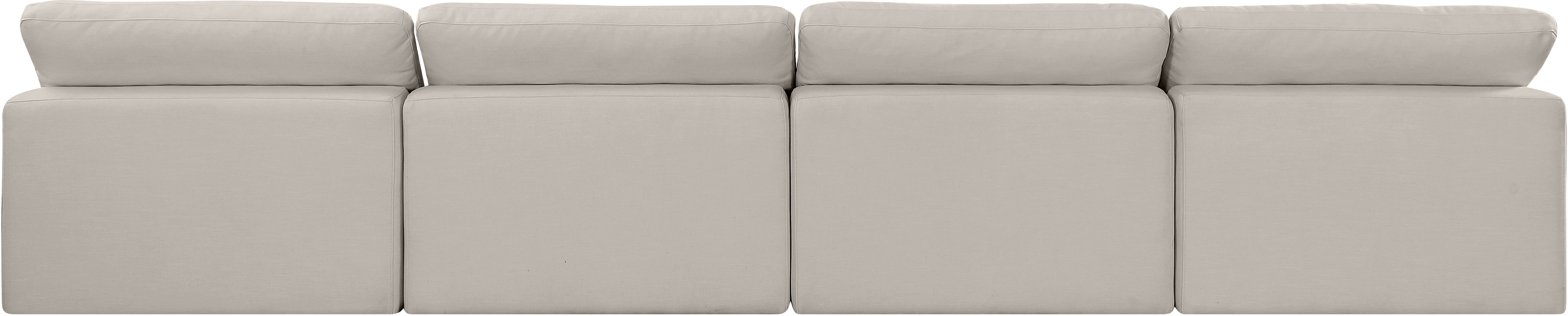 Comfy Linen Textured Fabric Sofa