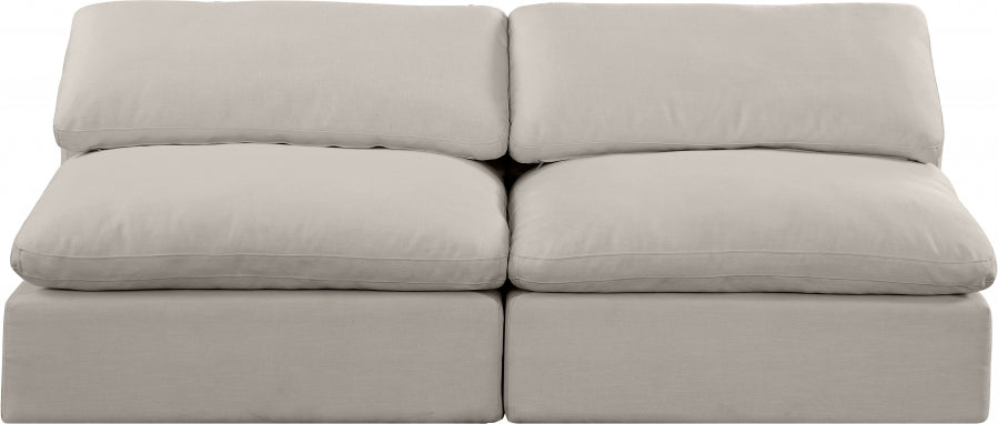 Comfy Linen Textured Fabric Sofa