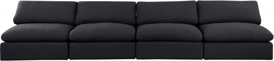 Comfy Linen Textured Fabric Sofa