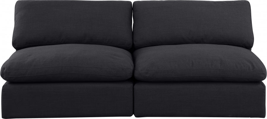 Comfy Linen Textured Fabric Sofa