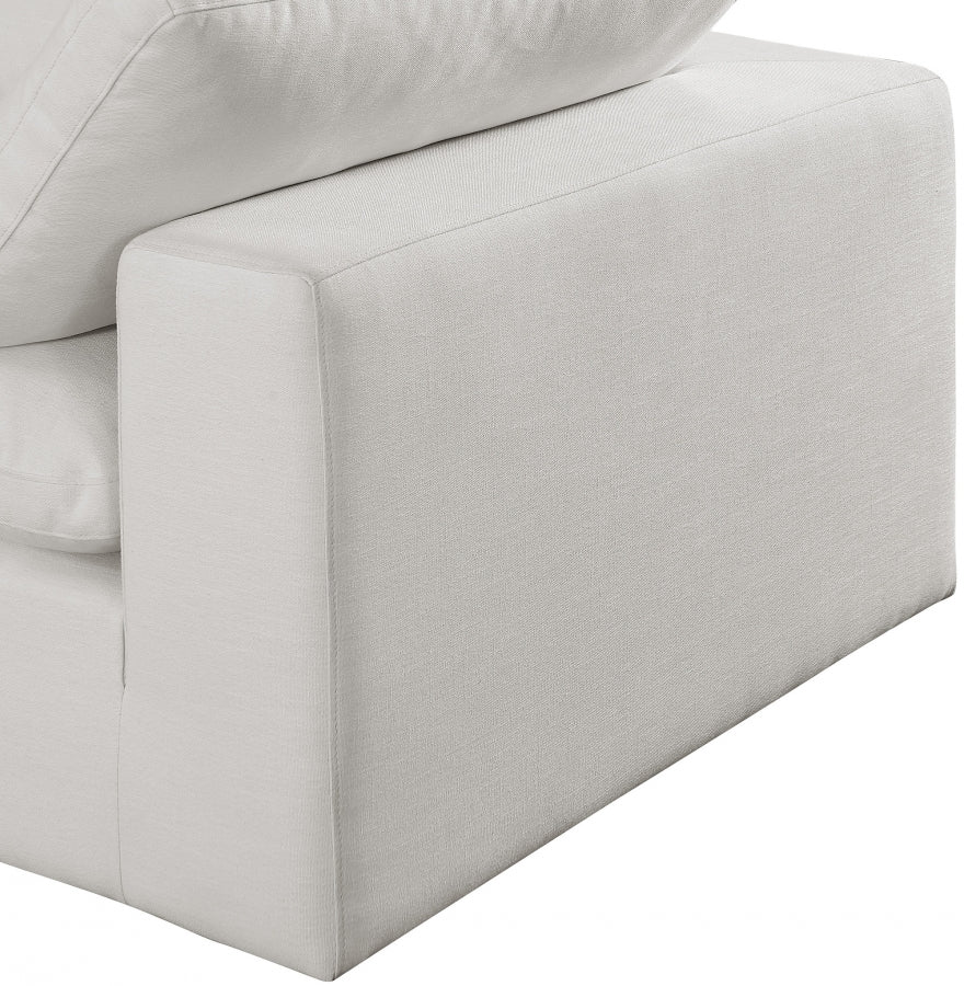 Comfy Linen Textured Fabric Sofa