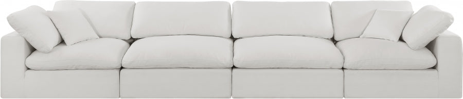 Comfy Linen Textured Fabric Sofa