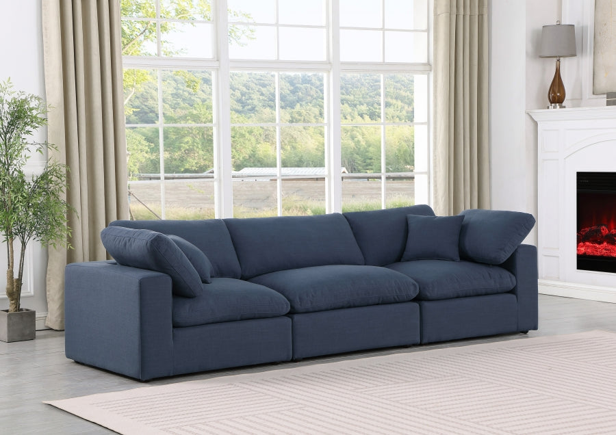 Comfy Linen Textured Fabric Sofa