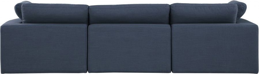 Comfy Linen Textured Fabric Sofa