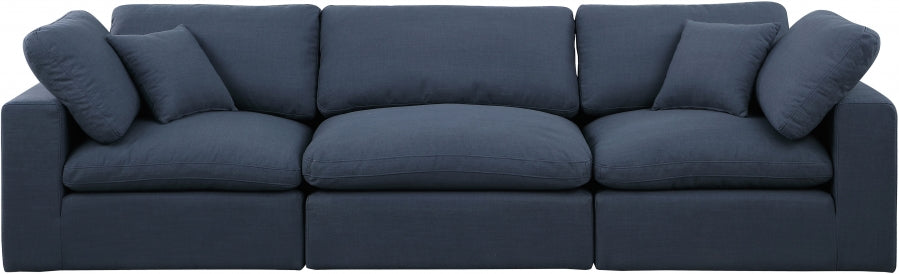 Comfy Linen Textured Fabric Sofa