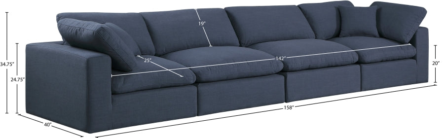 Comfy Linen Textured Fabric Sofa