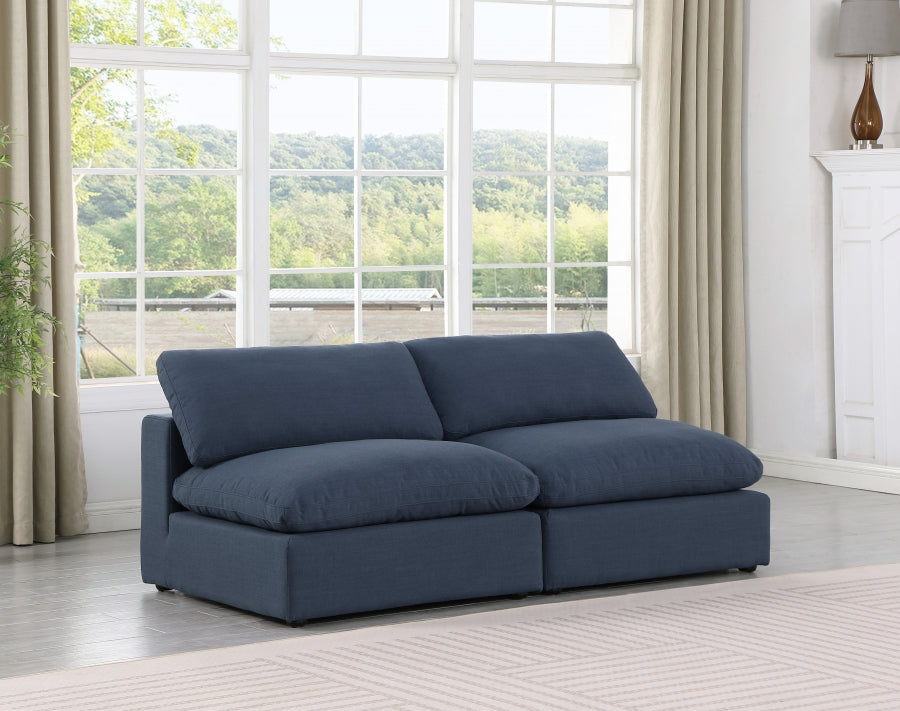 Comfy Linen Textured Fabric Sofa