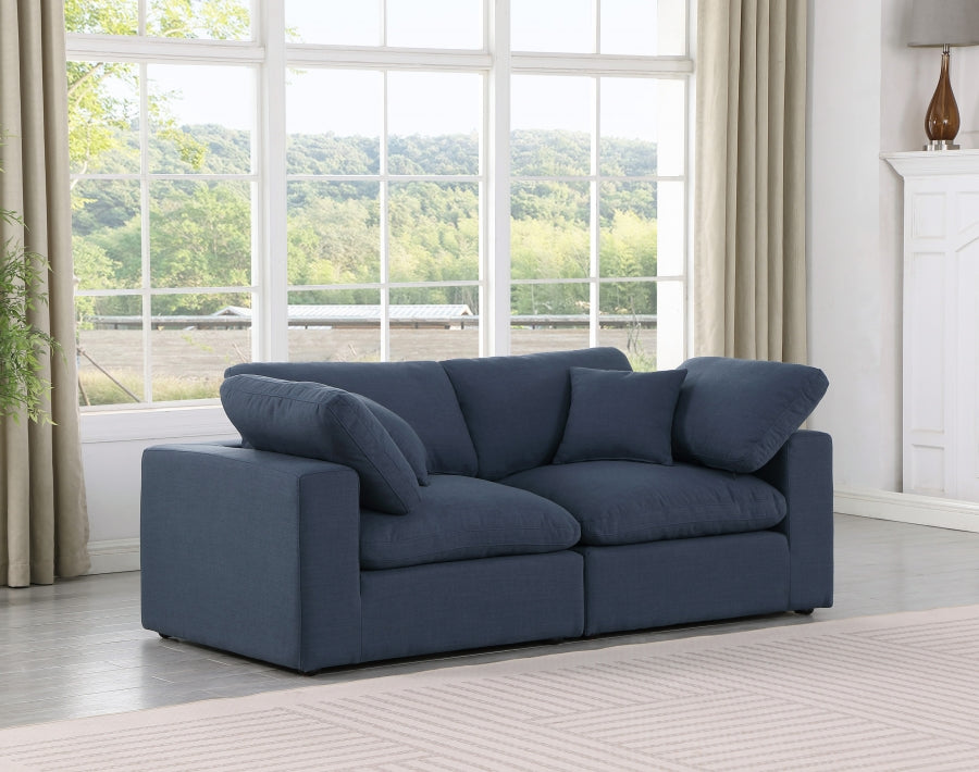 Comfy Linen Textured Fabric Sofa