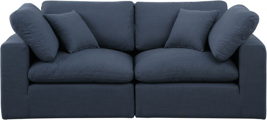 Comfy Linen Textured Fabric Sofa