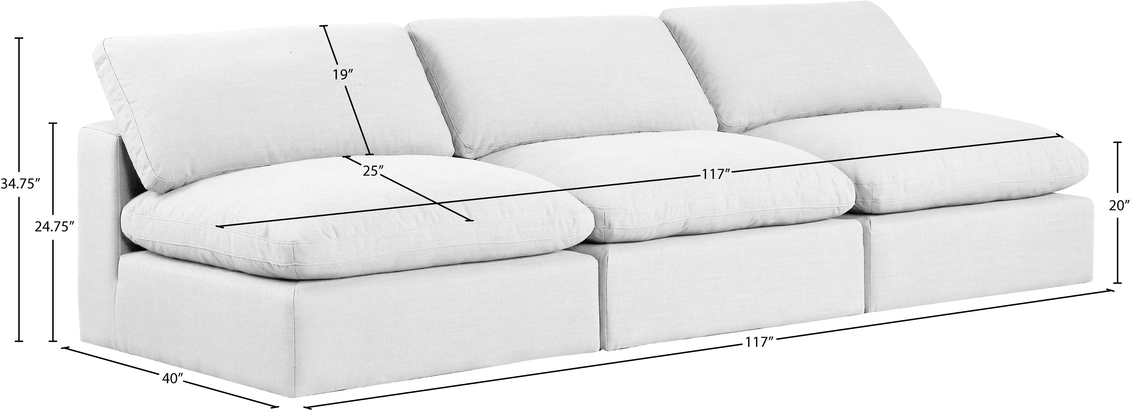 Comfy Linen Textured Fabric Sofa