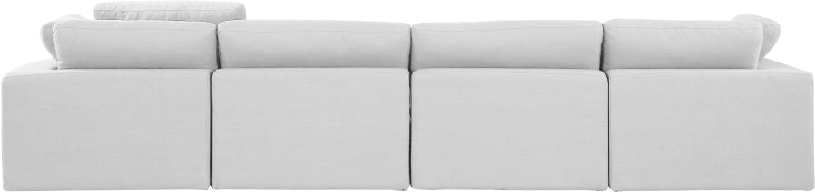 Comfy Linen Textured Fabric Sofa