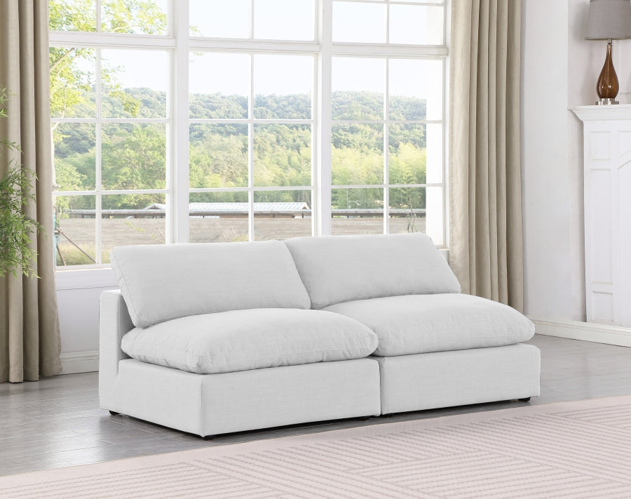 Comfy Linen Textured Fabric Sofa