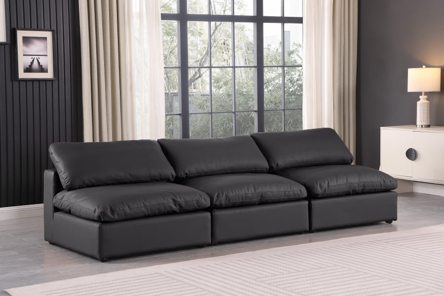 Comfy Vegan Leather Sofa