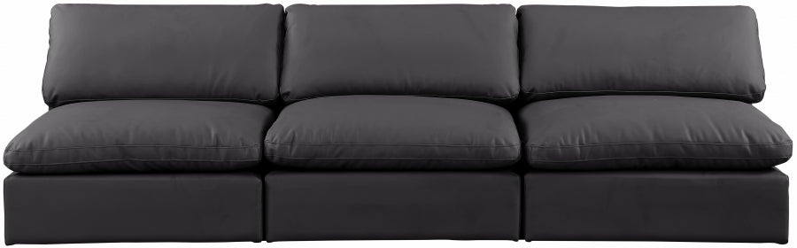 Comfy Vegan Leather Sofa