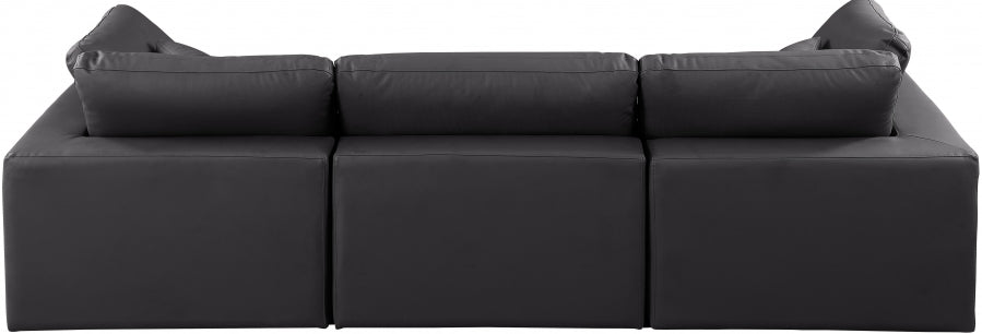 Comfy Vegan Leather Sofa