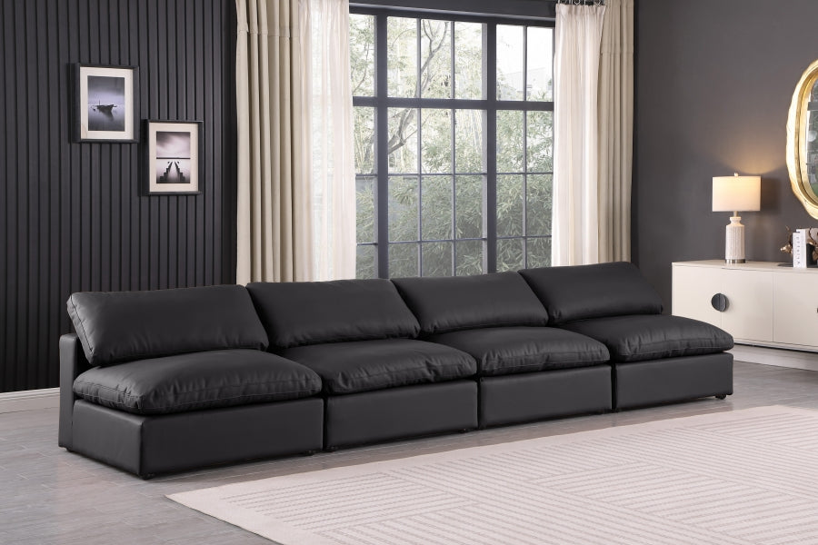 Comfy Vegan Leather Sofa