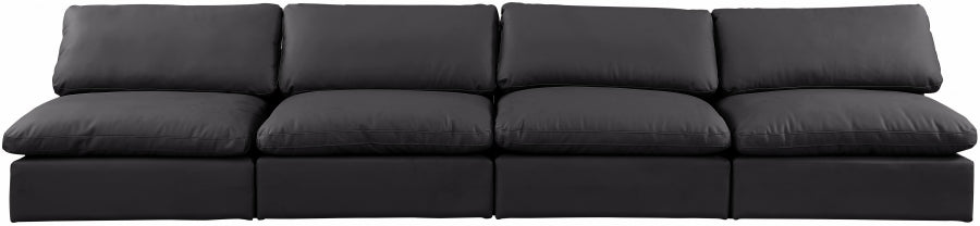 Comfy Vegan Leather Sofa