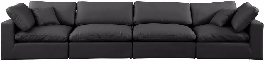 Comfy Vegan Leather Sofa