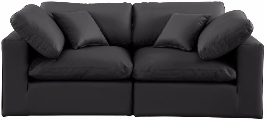 Comfy Vegan Leather Sofa