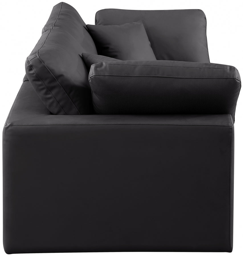 Comfy Vegan Leather Sofa