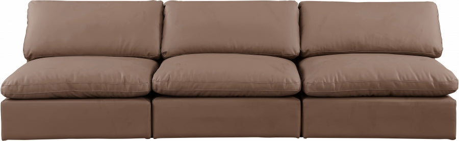 Comfy Vegan Leather Sofa