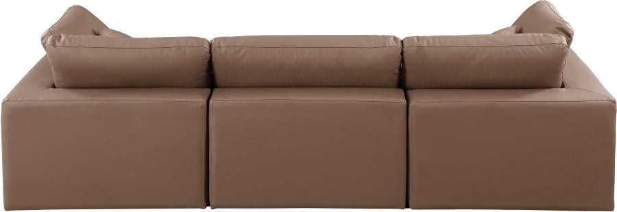 Comfy Vegan Leather Sofa