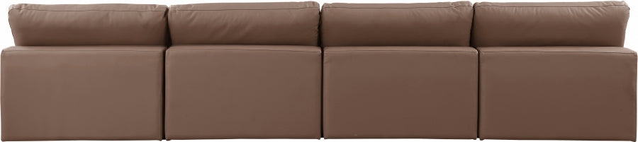 Comfy Vegan Leather Sofa