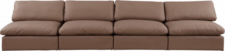 Comfy Vegan Leather Sofa