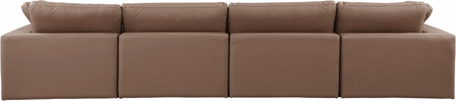 Comfy Vegan Leather Sofa