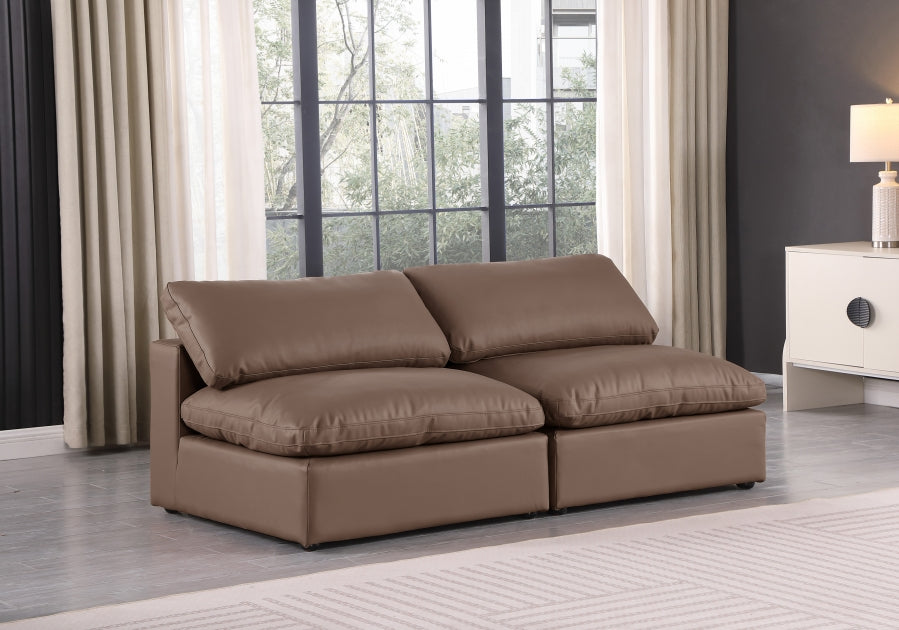 Comfy Vegan Leather Sofa